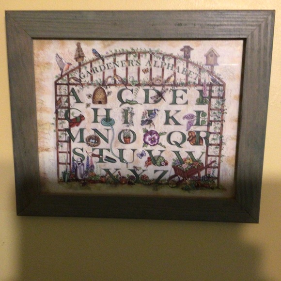 Garden Alphabets Picture - Picture 3 of 3